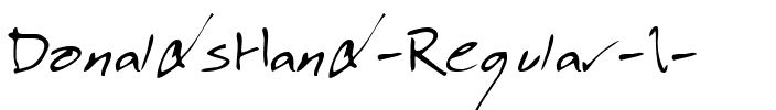 DonaldsHand Regular.ttf