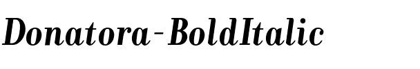 Donatora Bold Italic.otf