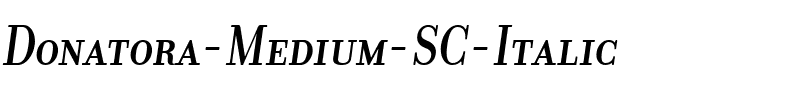 Donatora Medium SC Italic.ttf