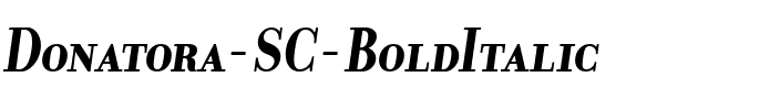 Donatora SC BoldItalic.ttf