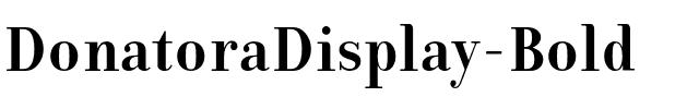 DonatoraDisplay Bold.otf