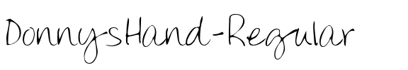 DonnysHand Regular.ttf