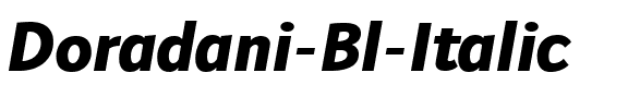 Doradani Bl Italic.ttf
