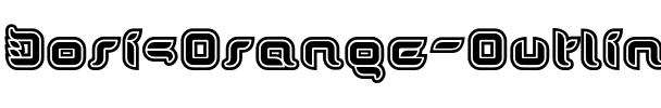 DorisOrange Outline Regular.otf