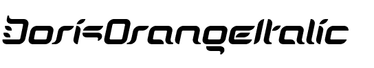 DorisOrangeItalic Medium.ttf