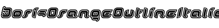DorisOrangeOutlineItalic Medium.ttf