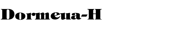 Dormeua-Heavy-Bold Regular.ttf