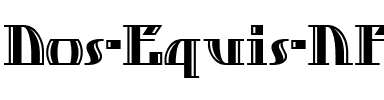 Dos Equis NF Regular.ttf