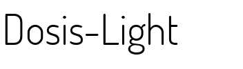 Dosis Light.ttf