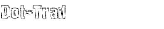 Dot Trail Regular.ttf