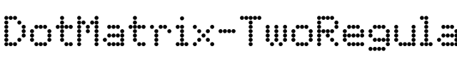 DotMatrix Two Regular.otf