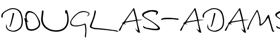 Douglas Adams Hand Regular.ttf