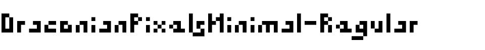 DraconianPixelsMinimal Regular.ttf