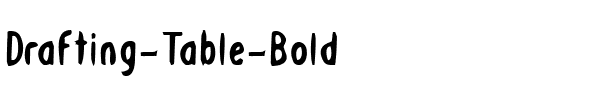 Drafting Table Bold Bold.ttf