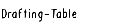 Drafting Table Regular.ttf
