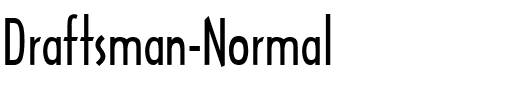 Draftsman Normal.ttf