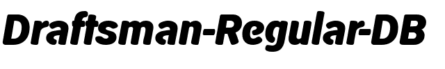 Draftsman DB Regular.ttf