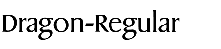 Dragon-Regular Regular.otf