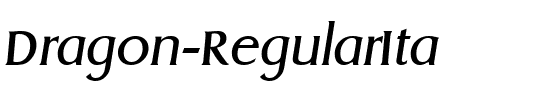 Dragon-RegularIta Regular.ttf