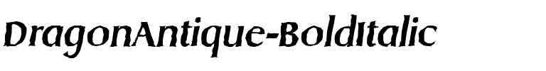 DragonAntique BoldItalic.ttf