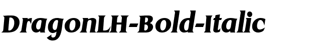 DragonLH Bold Italic.ttf