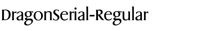 DragonSerial Regular.ttf