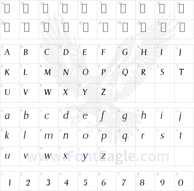 DragonSerial-Xlight-Italic