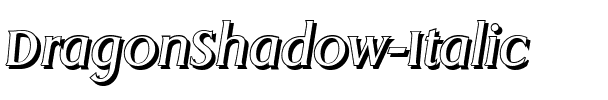 DragonShadow Italic.ttf