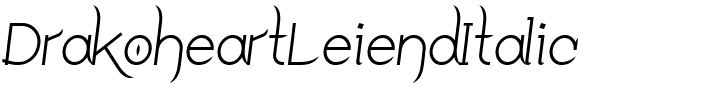 Drakoheart Leiend Normal.ttf