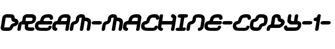 Dream machine Regular.ttf