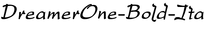 DreamerOne BoldItalic.ttf