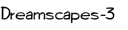 Dreamscapes 3 Regular.ttf