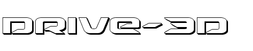 Drive 3D Regular.ttf