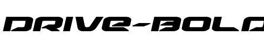 Drive Bold Italic Bold Italic.ttf