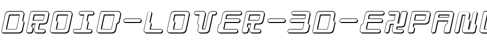 Droid Lover 3D Expanded Italic Expanded Italic.ttf