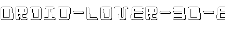 Droid Lover 3D Expanded Expanded.ttf