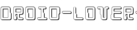 Droid Lover 3D Regular.ttf