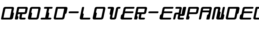 Droid Lover Expanded Italic Expanded Italic.ttf