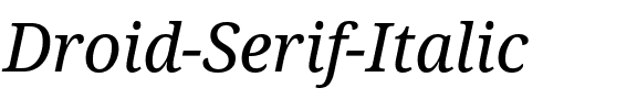 Droid Serif Italic.ttf