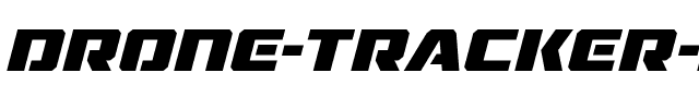 Drone Tracker Italic Italic.ttf