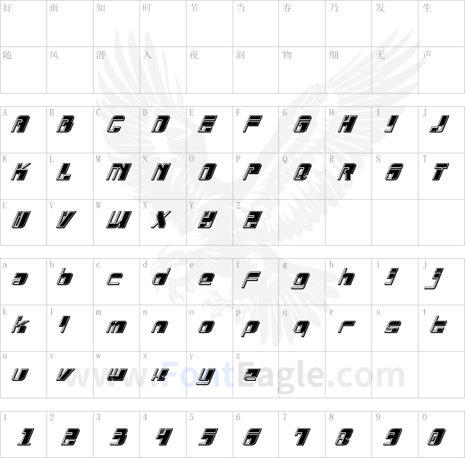 Drosselmeyer-Bevel-Italic