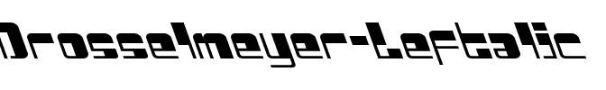 Drosselmeyer Leftalic Italic.ttf