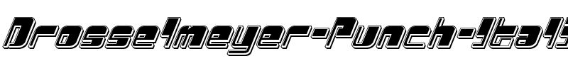 Drosselmeyer Punch Italic Italic.ttf