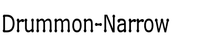 Drummon Narrow Regular.ttf