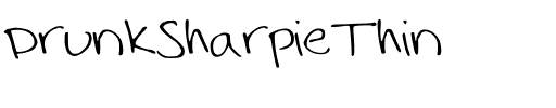 DrunkSharpieThin Thin.ttf