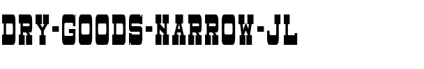 Dry Goods Narrow JL Regular.ttf