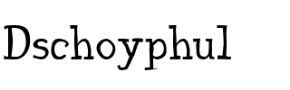 Dschoyphul Regular.ttf