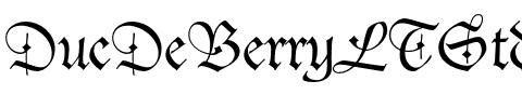 Duc De Berry LT Std Regular.otf