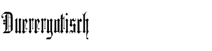 Duerer Gotisch Regular.otf