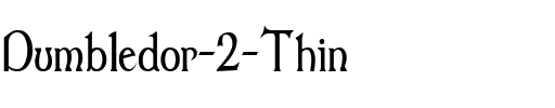 Dumbledor 2 Thin Regular.ttf